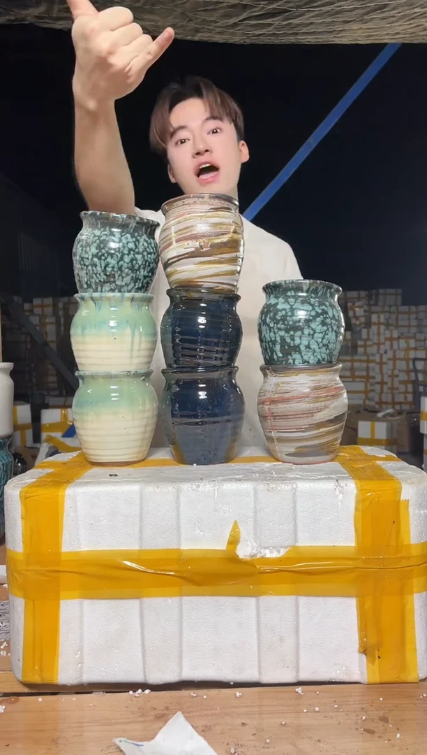 紫砂花盆宜兴紫砂粗陶花盆10*12