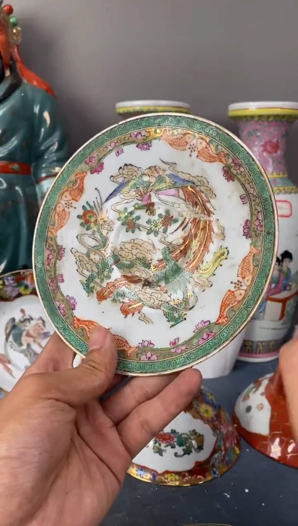 摆件陶567精品老厂瓷器（煤窑烧制）