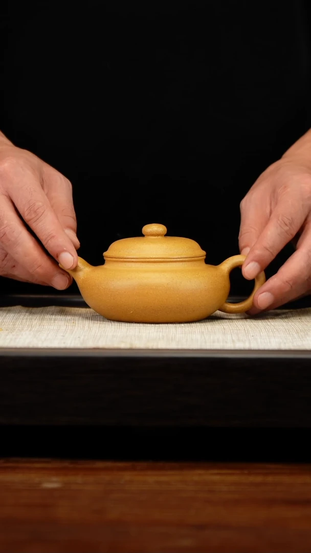 茶壶紫砂黄金段仿古