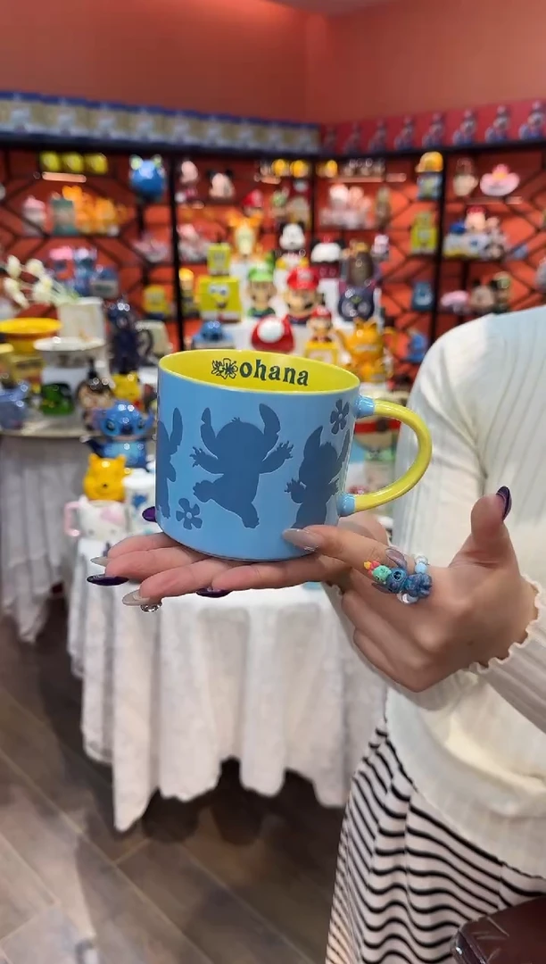 瓷片@@陶瓷杯史迪仔杯子