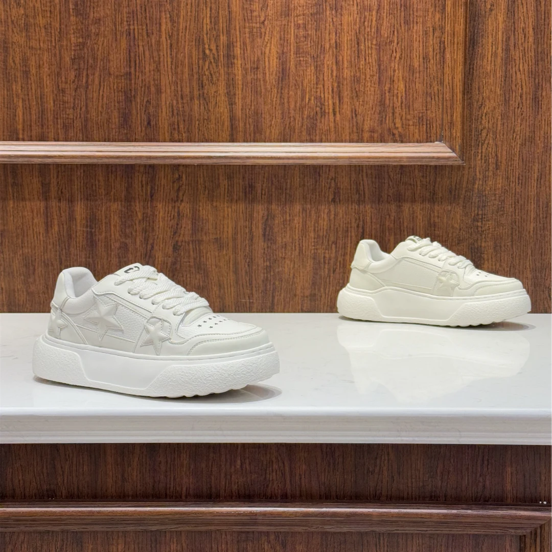 2025春季新款时尚百搭潮流轻奢高端厚底增高休闲男鞋（偏大一码）