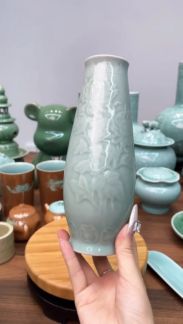 特价福利 微瑕 慧仙青瓷