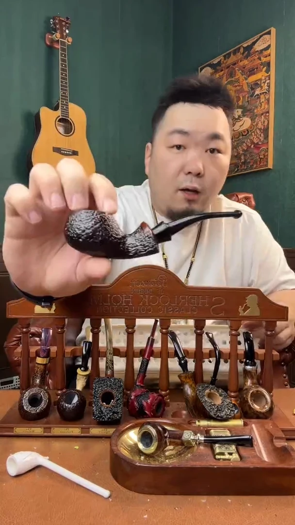 石楠木木雕款意大利进口石楠木烟斗