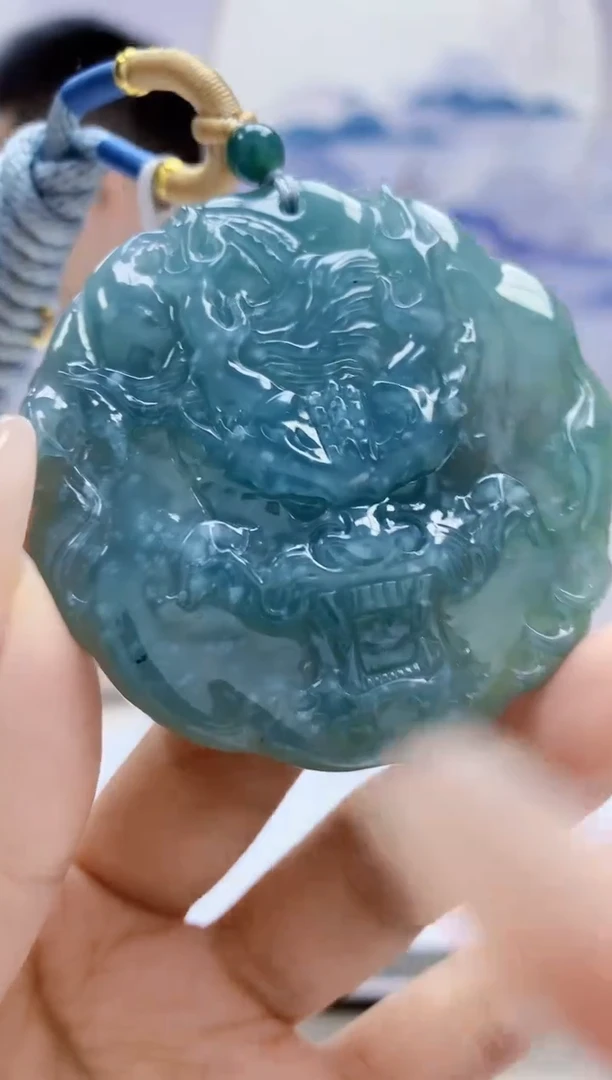 定制翡翠未镶嵌1502xx-毛货挂件21