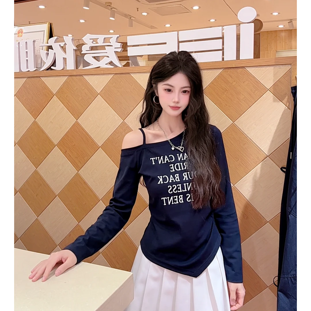 IEF/爱依服2025新款秋季显瘦长袖高贵针织设计感上衣