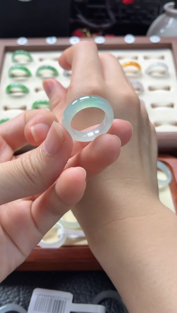 未镶嵌定制翡翠圈口12号  48小时鉴赏期
