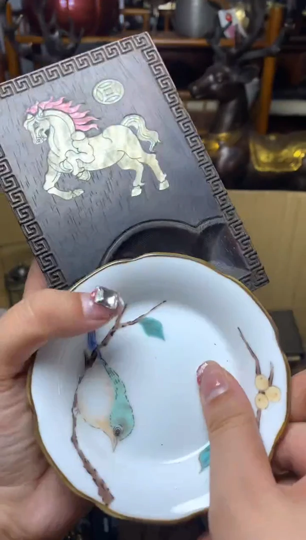 紫砂盖碗瓷器默认微瑕瓷器