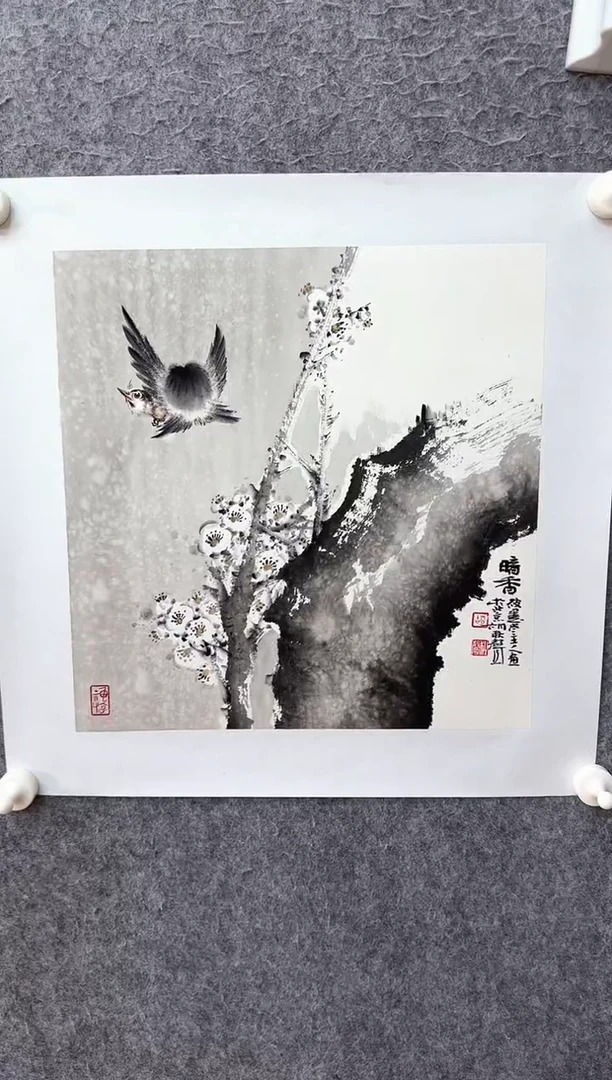 国画ST-HQS老师绘画作品
