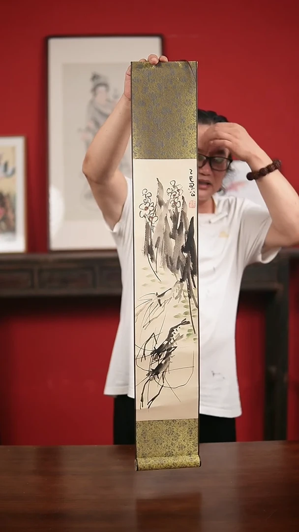 国画手写手绘-15*90卷轴