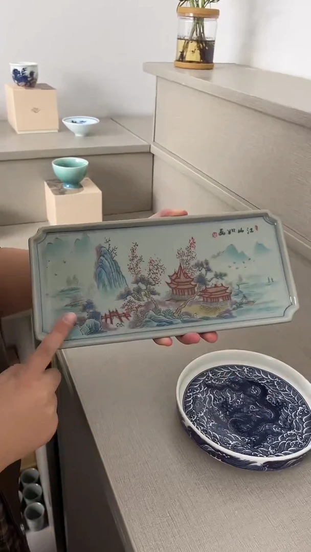 景德镇高温瓷江南壶承