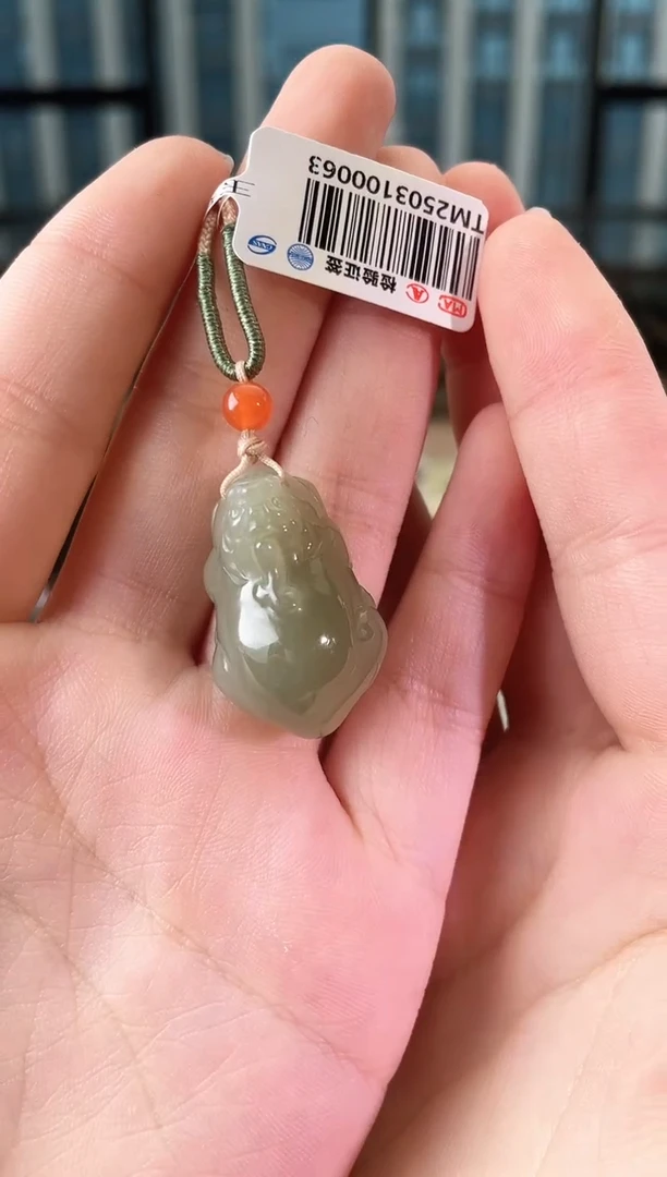 和田玉未镶嵌颈饰貔貅 xp