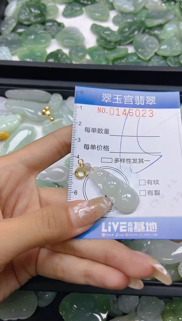 翡翠未镶嵌颈饰闪购0146023