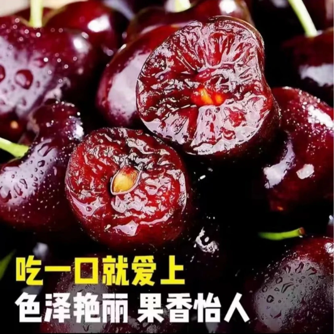 【次日达】礼盒装美早-新鲜采摘樱桃4J-8J带箱到手5斤左右顺丰包邮新鲜水果现货直发D-SWY美早樱桃