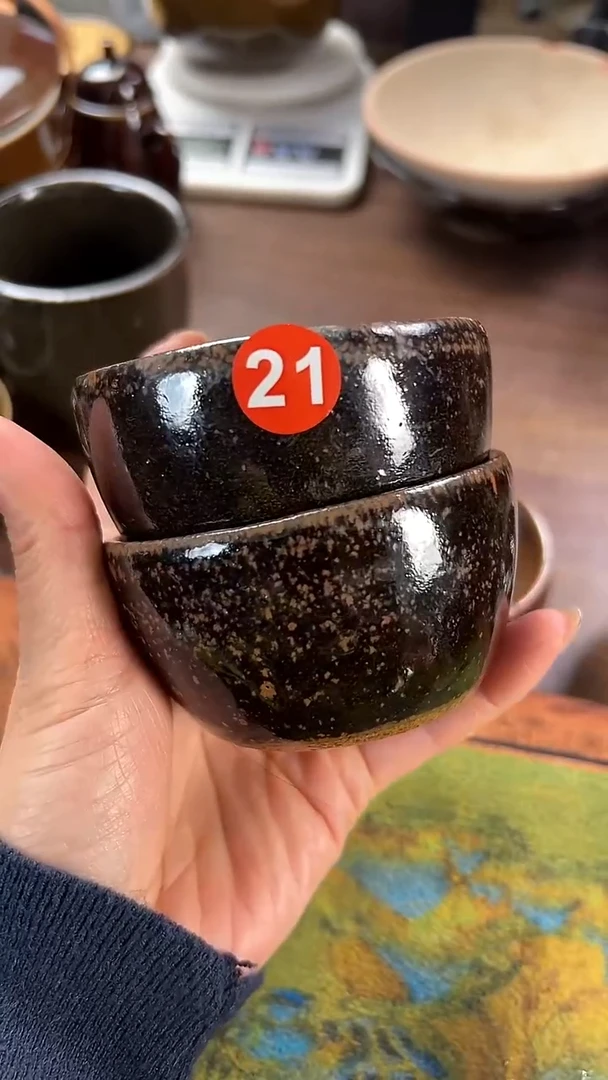 淡*瑕疵原矿釉主人杯煤窑