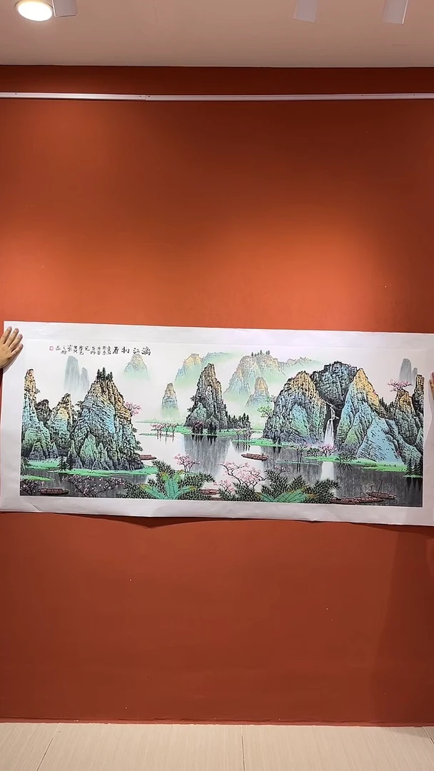 国画郑乐华手绘绘画作品26-47