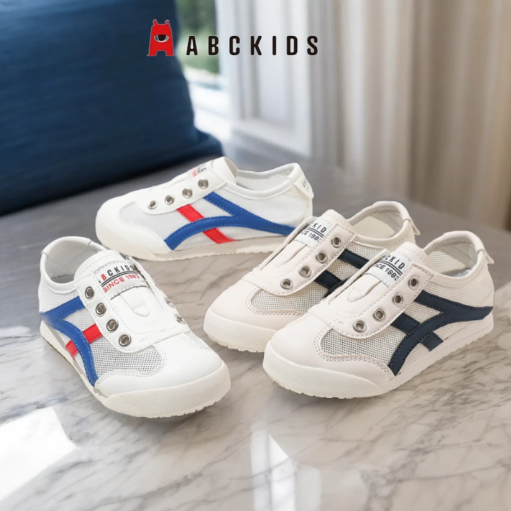 大童潮款爆款国潮Abckids百搭小白鞋软底宝宝休闲板鞋童鞋鞋子低