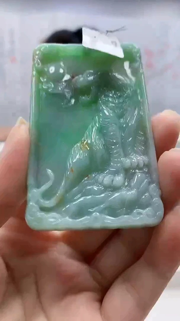 定制翡翠未镶嵌5160ms-毛货挂件53