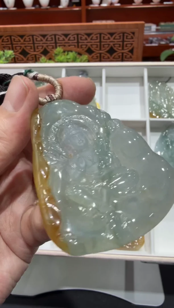 未镶嵌挂件翡翠A货翡翠多样性孤品