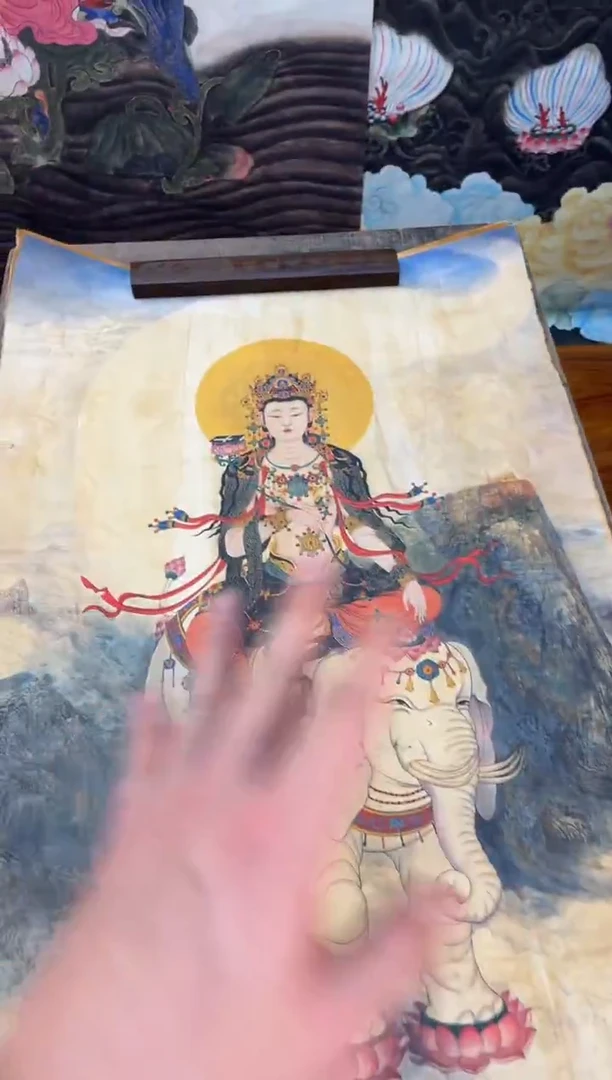 卷轴画大朱画院老刘专属AA75