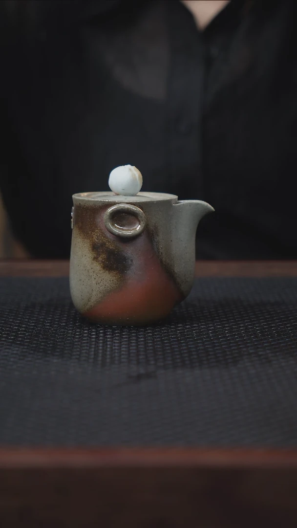 茶壶紫砂九孔柴烧618大场6.8-004