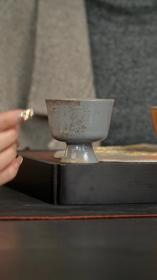 普洱落灰品茗杯不带底款