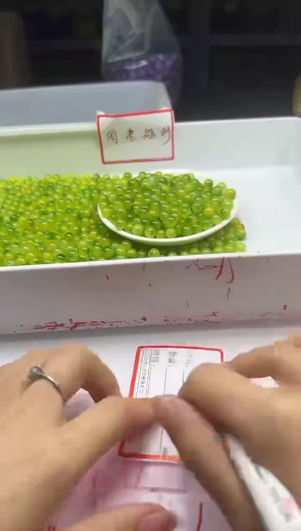 玛瑙/玉髓颈饰未镶嵌w2994青桔8mm*30颗