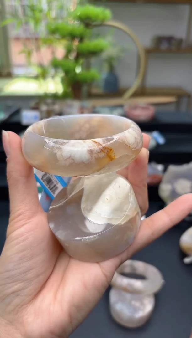 【闪购商品】石英质玉手镯未镶嵌C528(58圈赠送镯心)