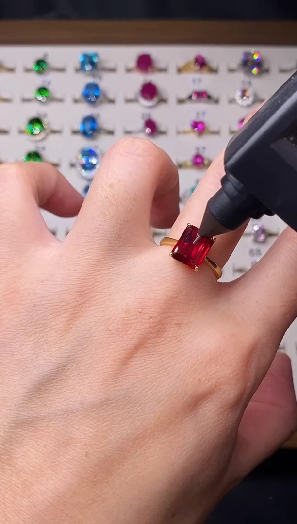 银S925镶嵌锡石戒指S925