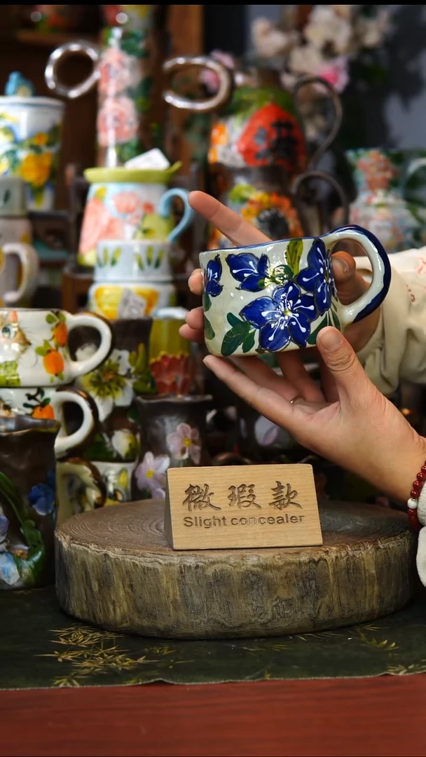 陶瓷113景德镇手工手绘釉下彩