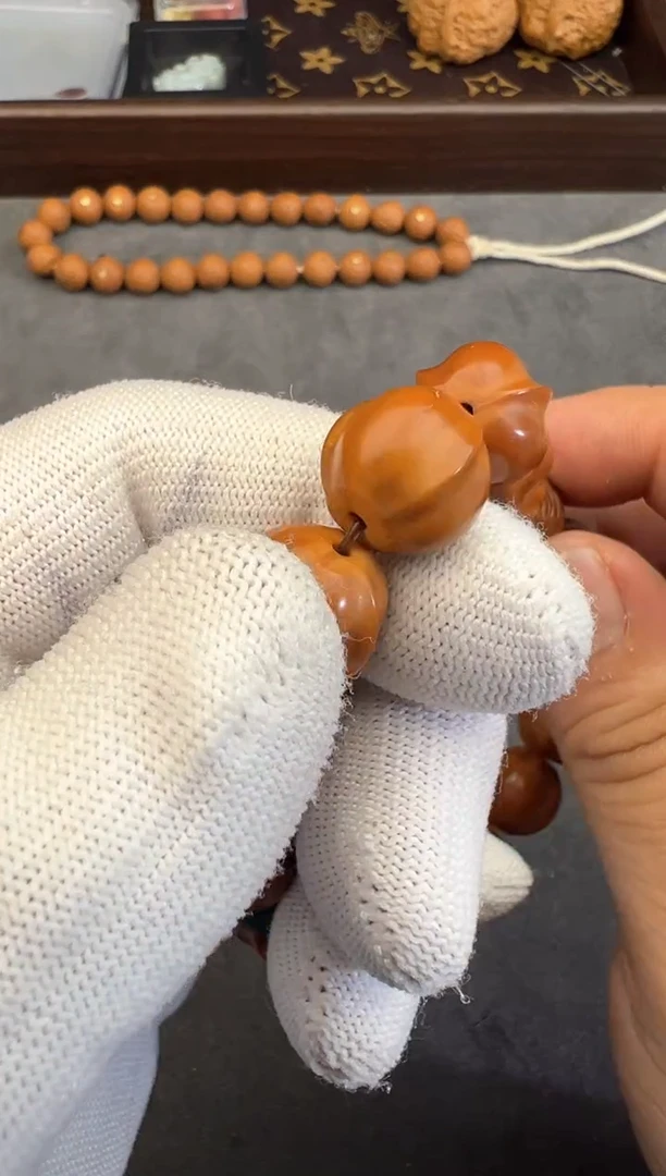 【闪购商品】猴头核桃吊坠猴头手串1