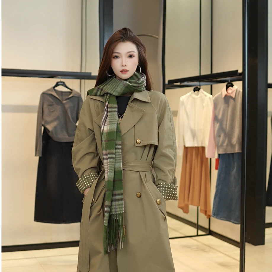 GIRDEAR/哥弟秋冬新款加厚长款百搭氛围感保暖绵羊毛围巾180007