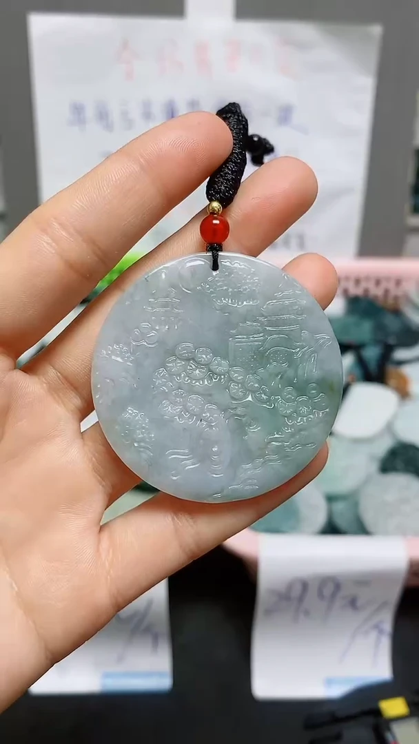 【闪购商品】翡翠颈饰未镶嵌天然翡翠A货