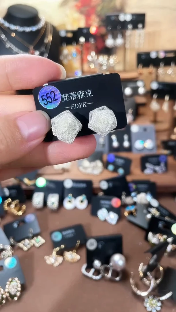 合金925银锆石梵552
