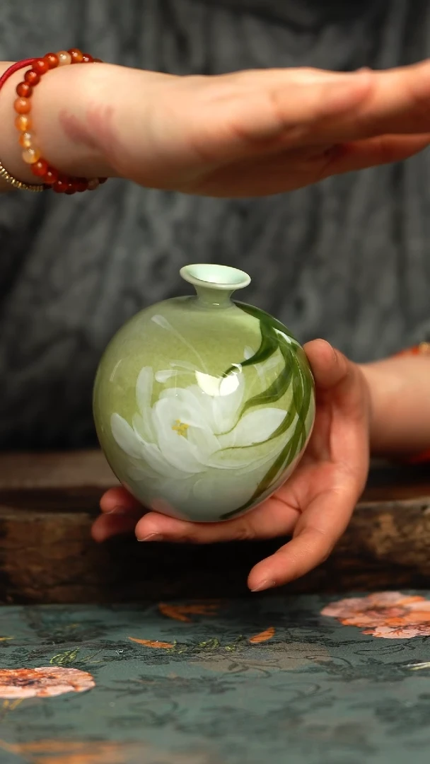 【闪购商品】杯釉下彩手工手绘同款陶器