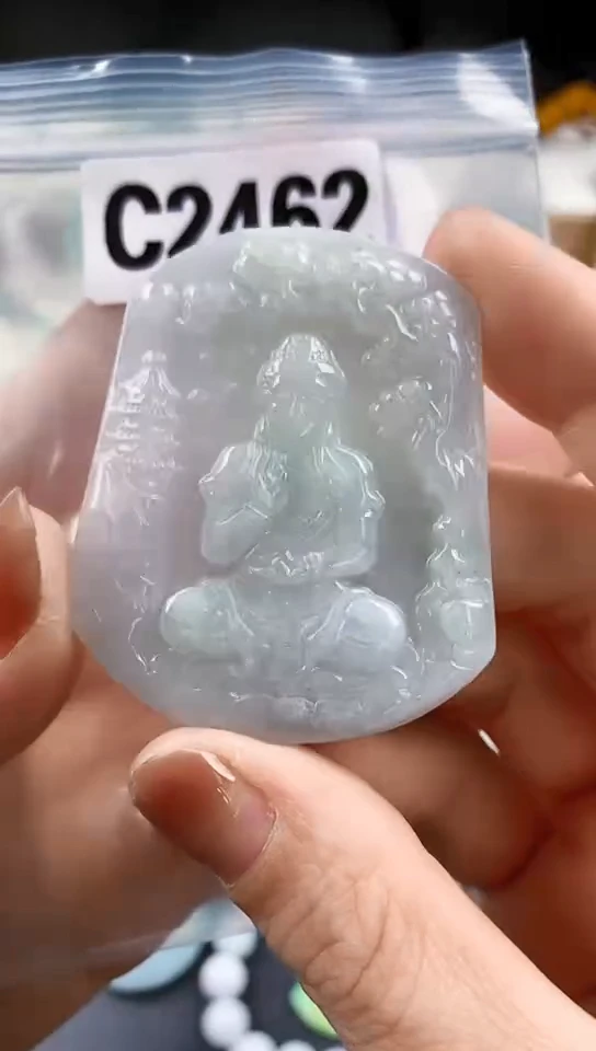 颈饰未镶嵌翡翠天然翡翠吊坠挂件