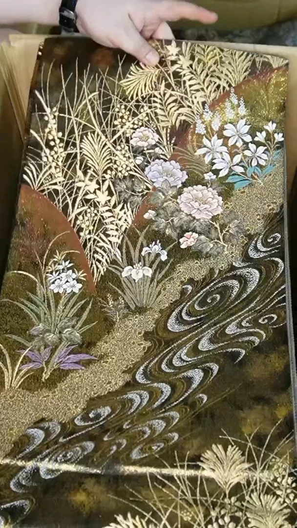 织绣织锦142六通花卉