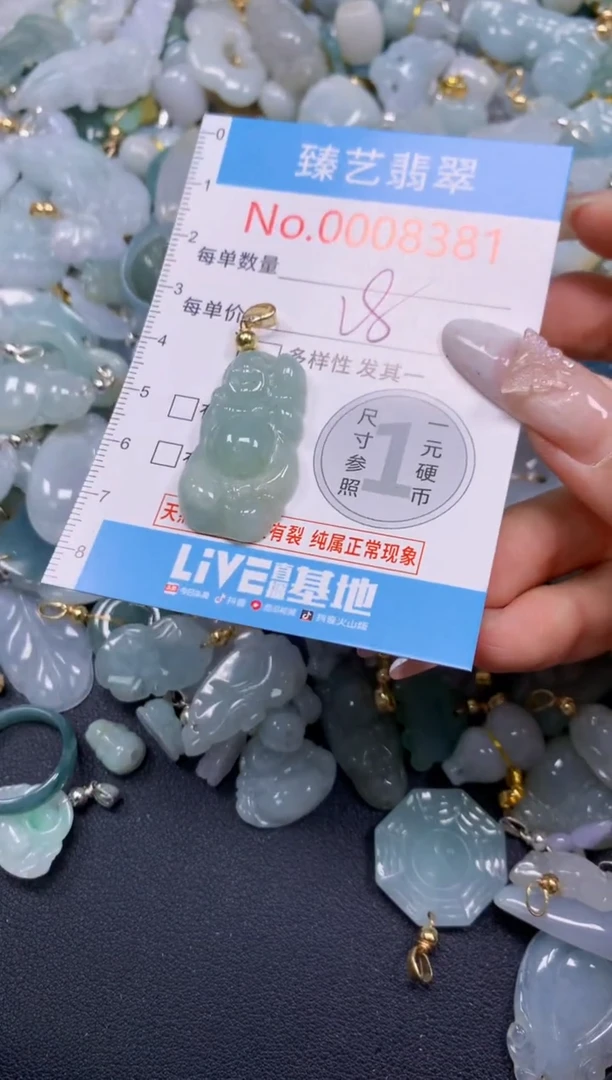 颈饰未镶嵌翡翠8381