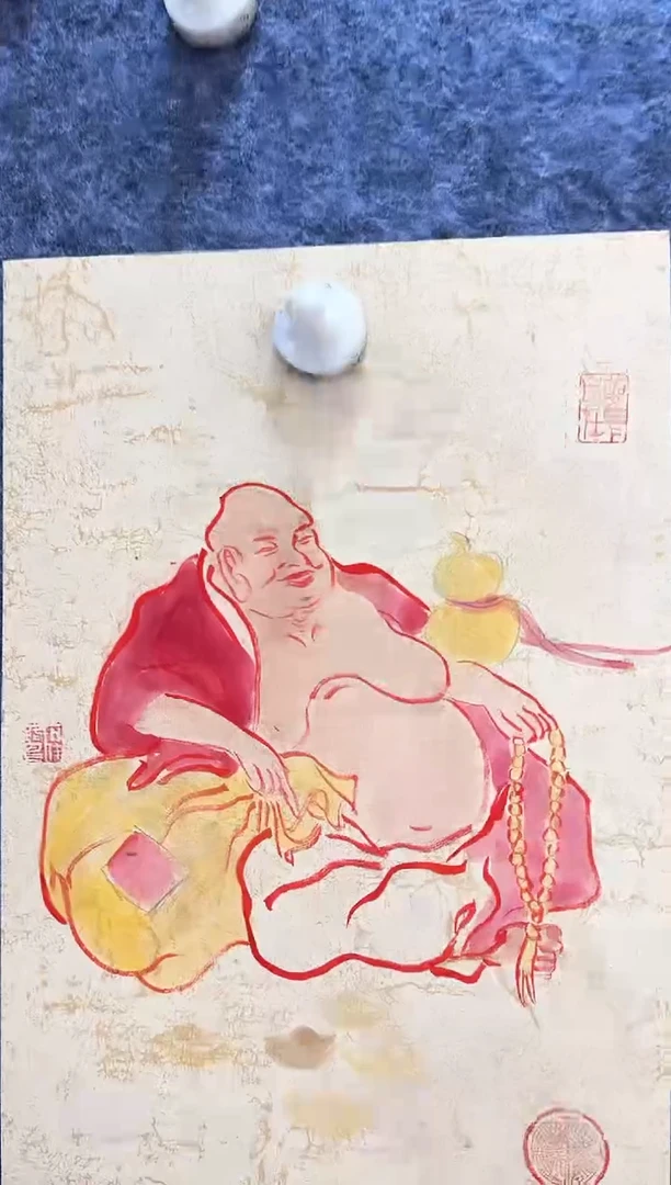 书法中美协石佳鹭手绘