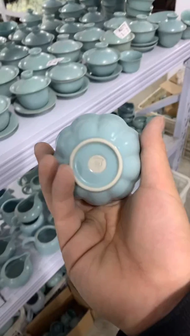 微微瑕疵茶杯茶具盖碗