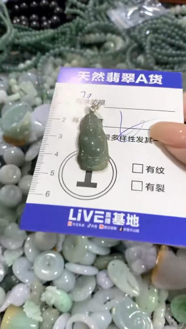 颈饰未镶嵌翡翠天然翡翠A货批量多样性发一件