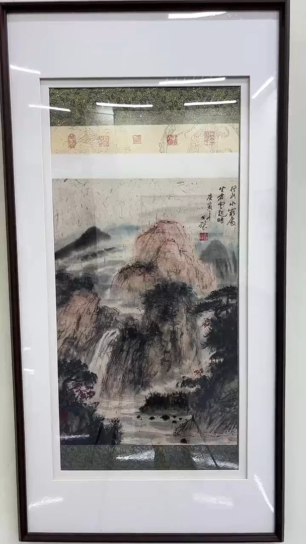 国画戈老师绘画作品 带荣宝斋宁波证书 画芯发