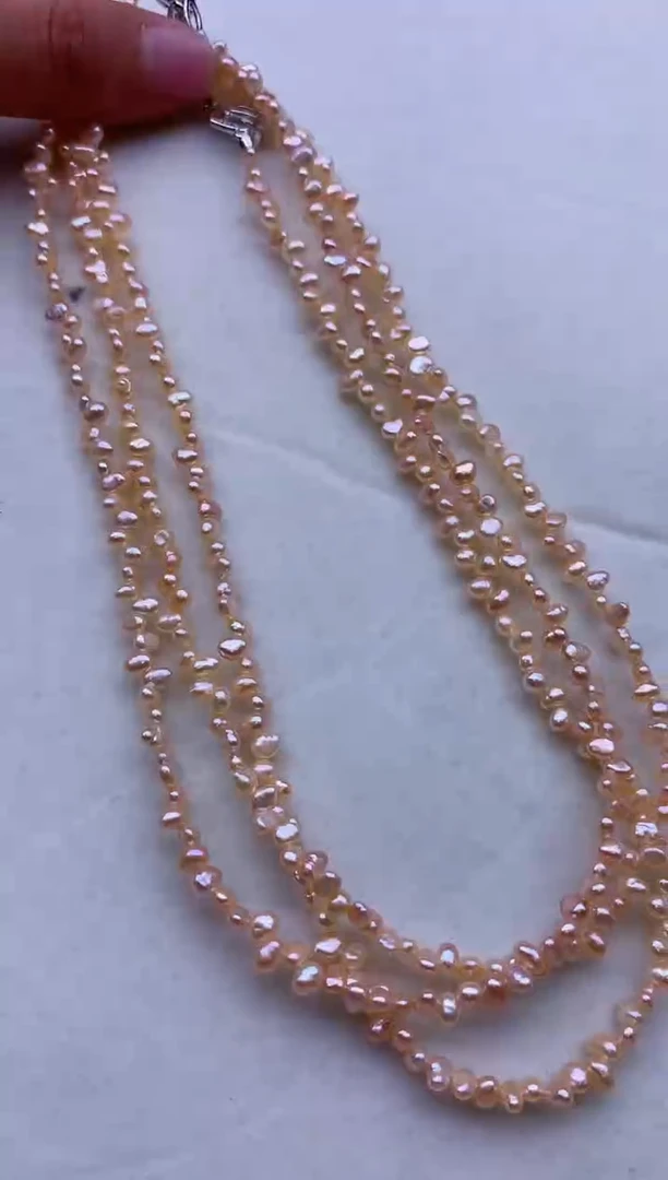 【闪购商品】淡水珍珠项链合金多发其一