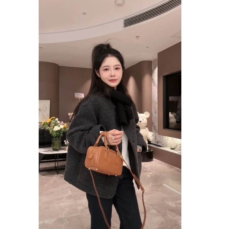 宿慕SUMU 女款羽绒服11-8冬季新款时尚百搭加厚外套A1604I