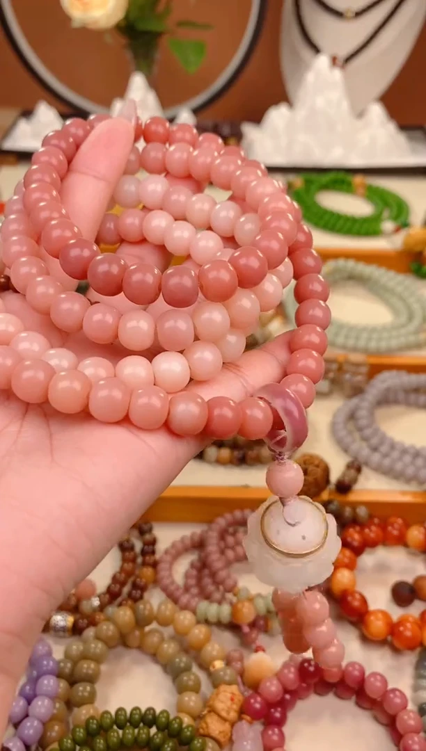 【闪购商品】菩提根/象牙果手串洛神玫瑰宝莲灯108颗+3香