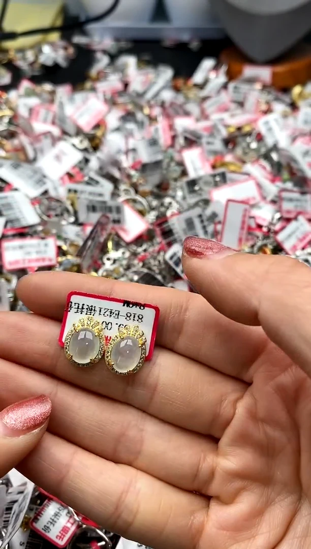 【闪购商品】翡翠戒指银S925镶嵌 33333333     6