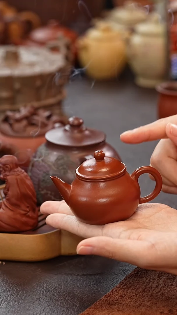 茶壶紫砂 宜兴原矿高端紫砂 芭乐水平
