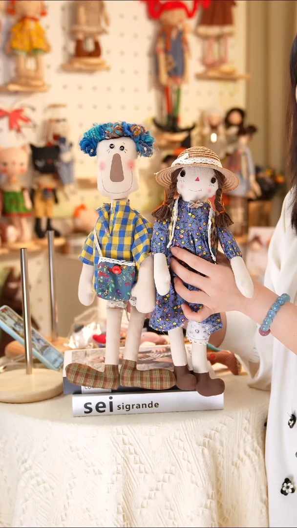 棉文乔伊+琳达，不带支架，礼袋打包