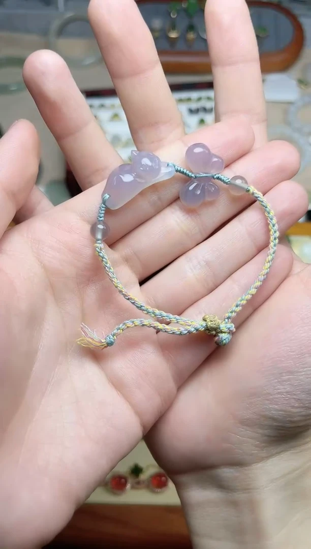 【闪购商品】玛瑙/玉髓未镶嵌手绳06小猫咪手绳