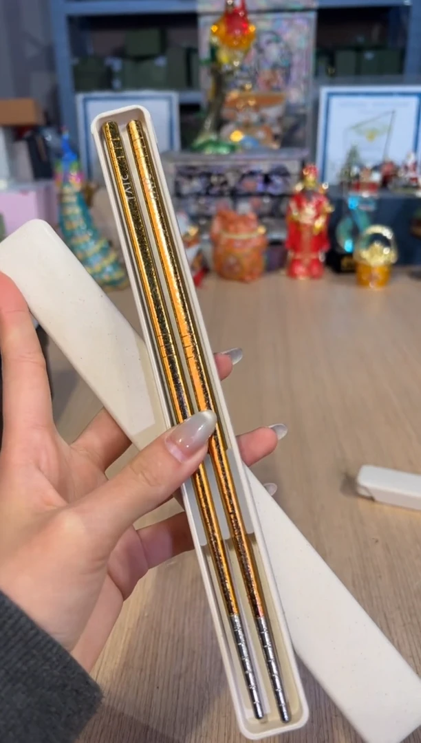 【闪购商品】杯203钛筷子(枫叶红)