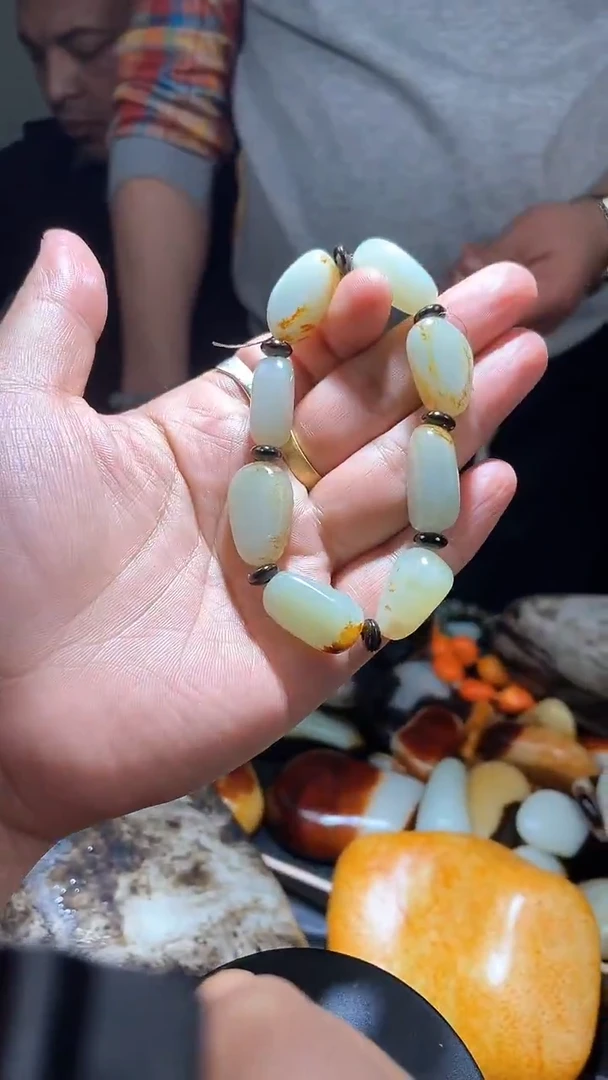 【闪购商品】和田玉手串未镶嵌YL-LL-1.20-97多样性发货
